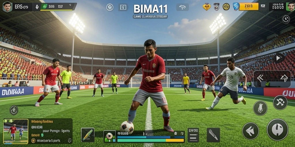 Tampilan gameplay yang menegangkan dan menarik dari BIMA11.