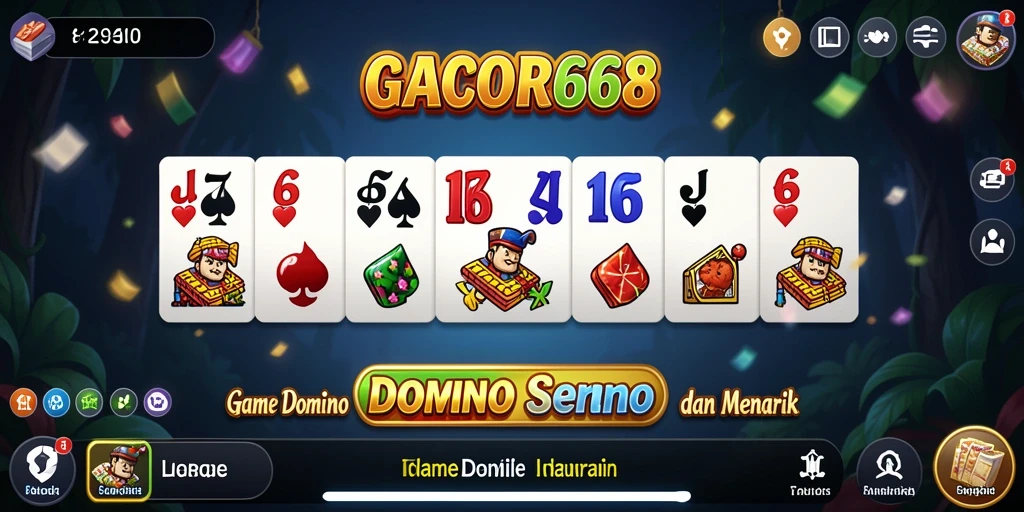 Tampilan gameplay seru dan interaktif dari GACOR668.