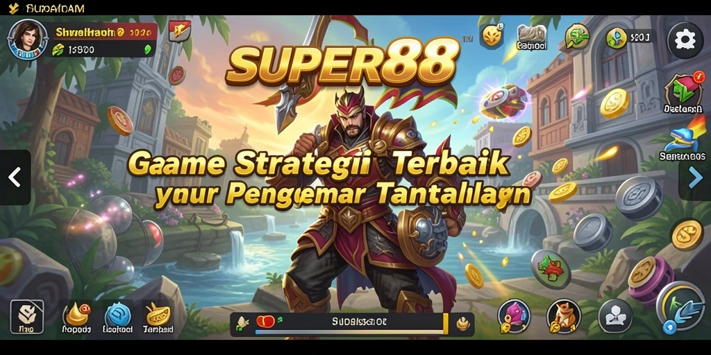 Tampilan gameplay SUPER88 yang mendebarkan dan seru.